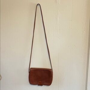 Furla vintage Tan Leather Shoulder Bag